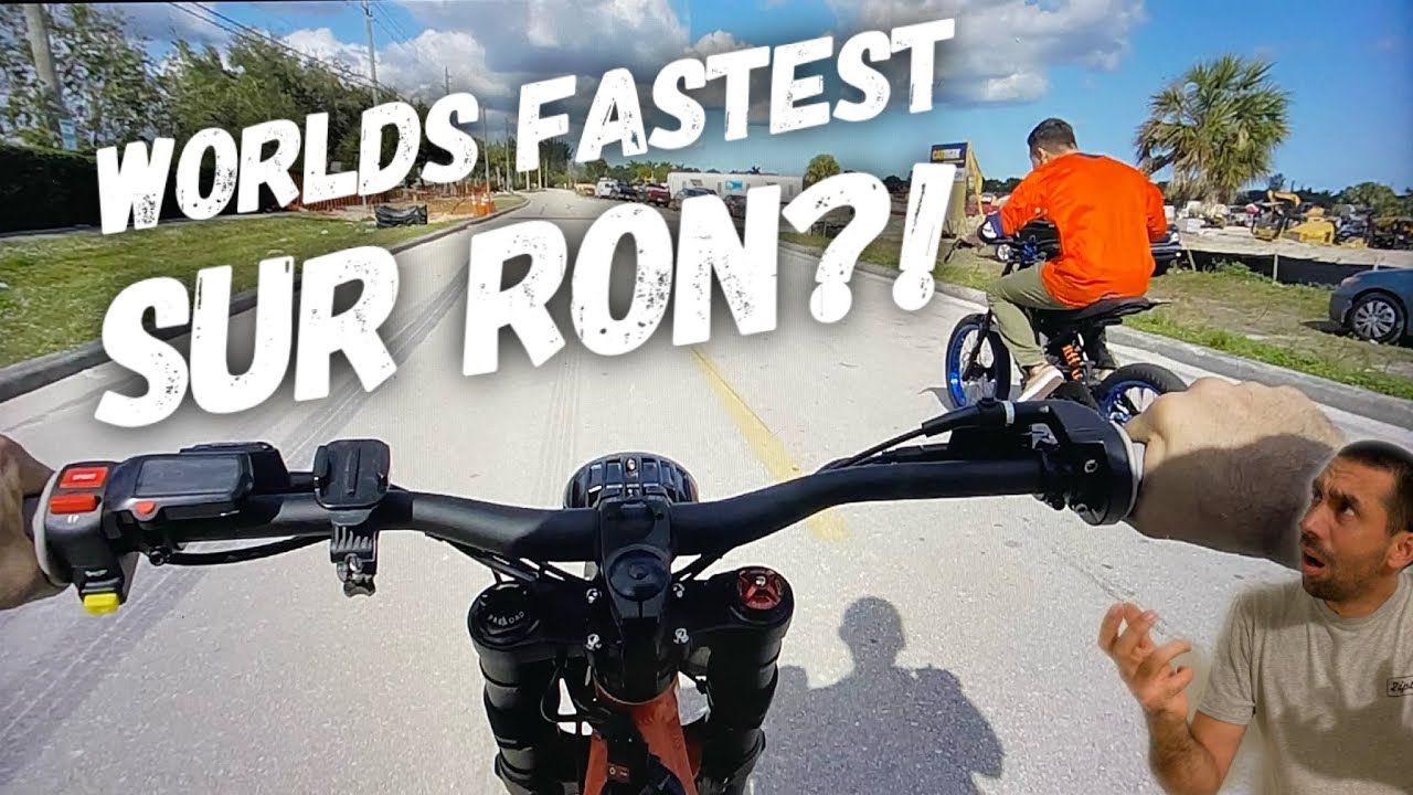 WORLDS FASTEST Sur Ron eBike DYNOS and DRAG RACES 60v vs 72v