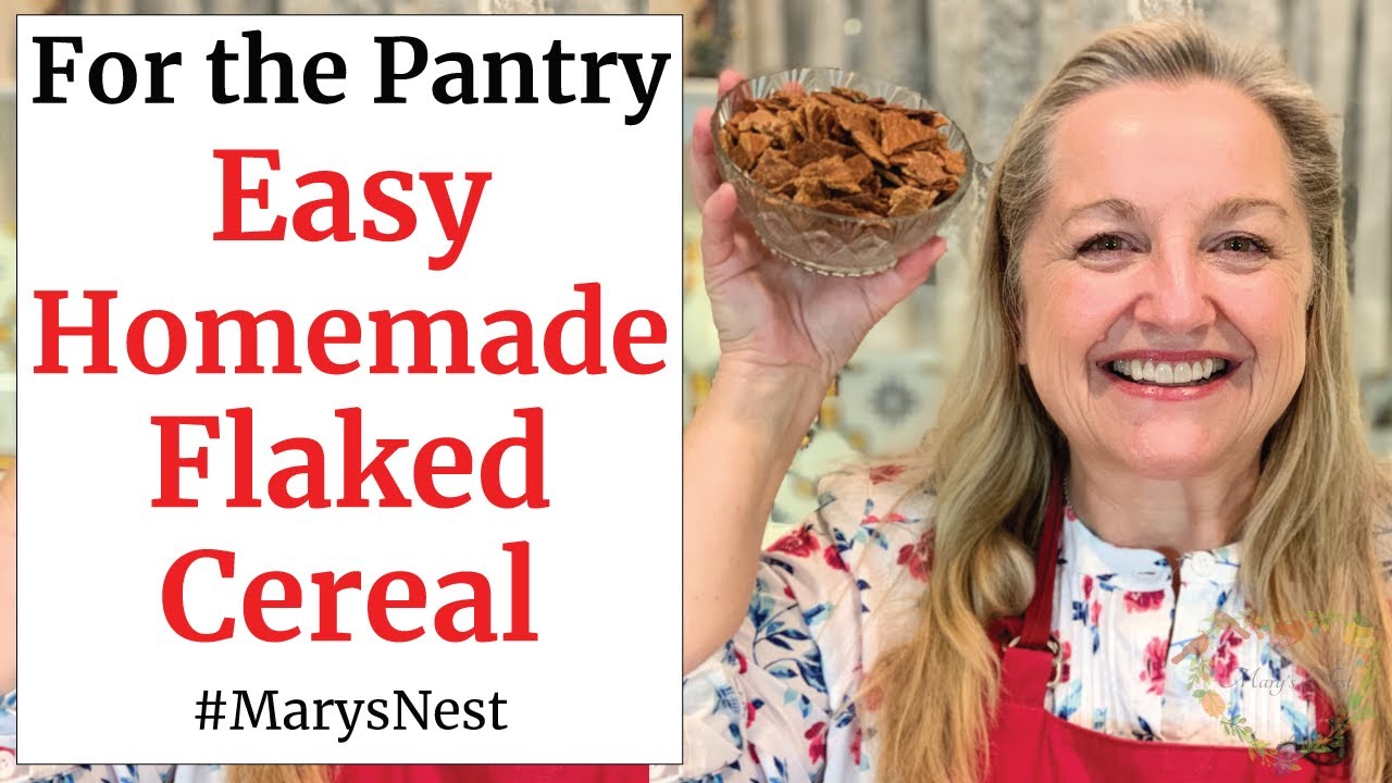 How to Make Homemade Flaked Cereal with this Healthy Cereal Recipe - Never Buy Boxed Cereal Again!