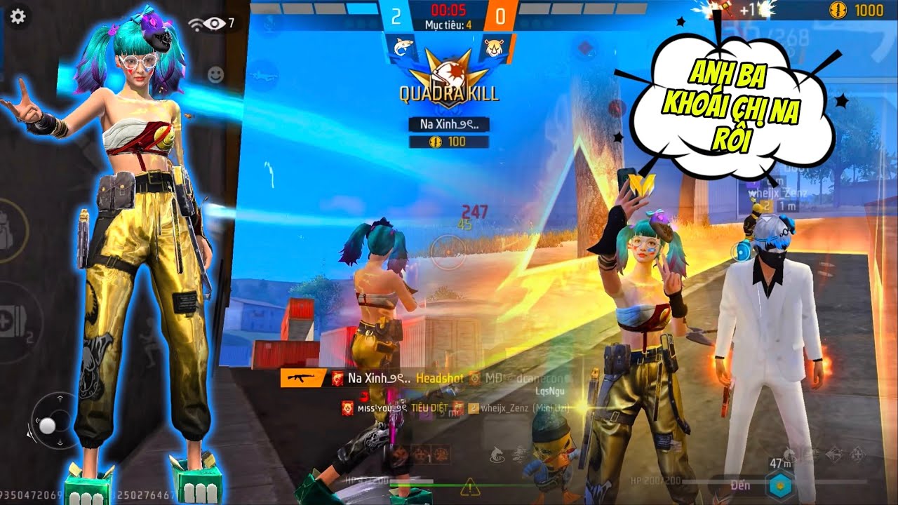 [Free Fire] Giả Gái Ghép Kênh Thế Giới Gặp 2 Thanh Niên Nói Chuyện Hài Hước Và Cái Kết 