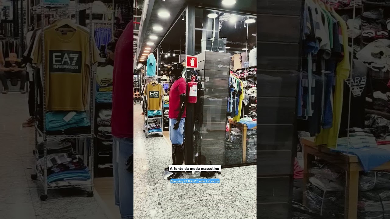 Achei a fonte da moda masculino (shopping 25 Br&aacute;s - 1&deg;andar)