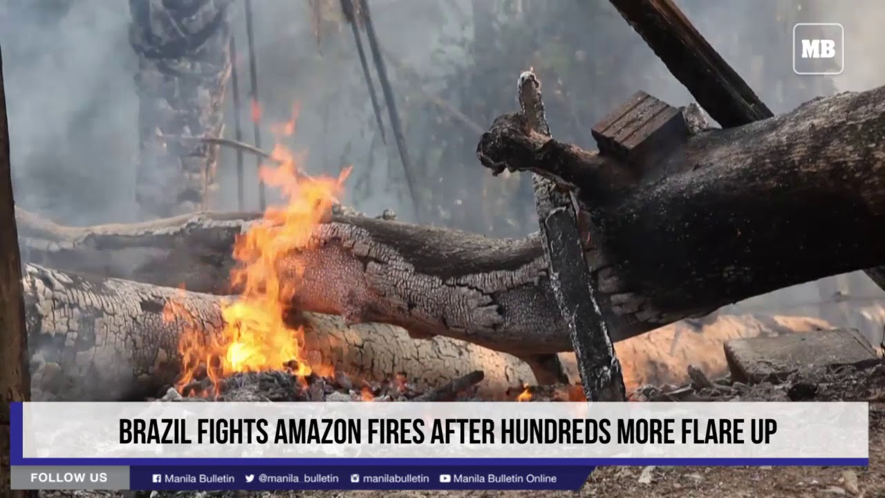 Brazil fights Amazon fires after hundreds more flare up