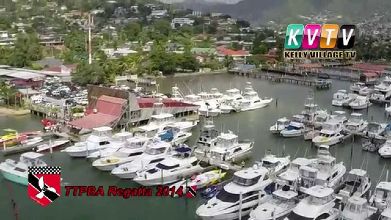 An aerial view of Trinidad and Tobago