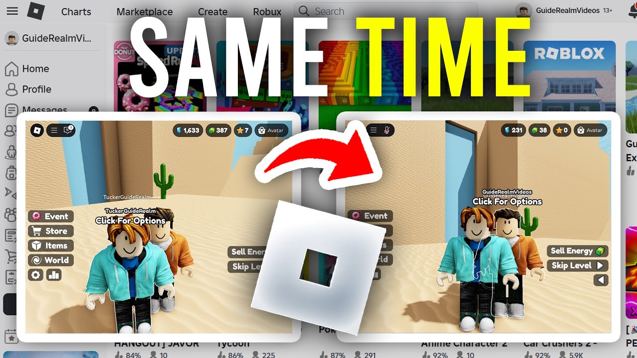 How To Play Multiple Roblox Accounts At The Same Time - Full Guide
