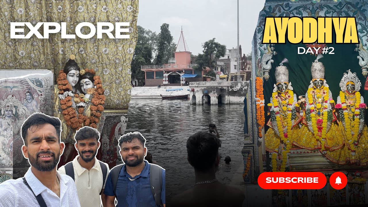 Exploring Holy Places In Ayodhya | Bharat Kund, Hanuman Milan, Guptar Ghat🪷🛕🇮🇳