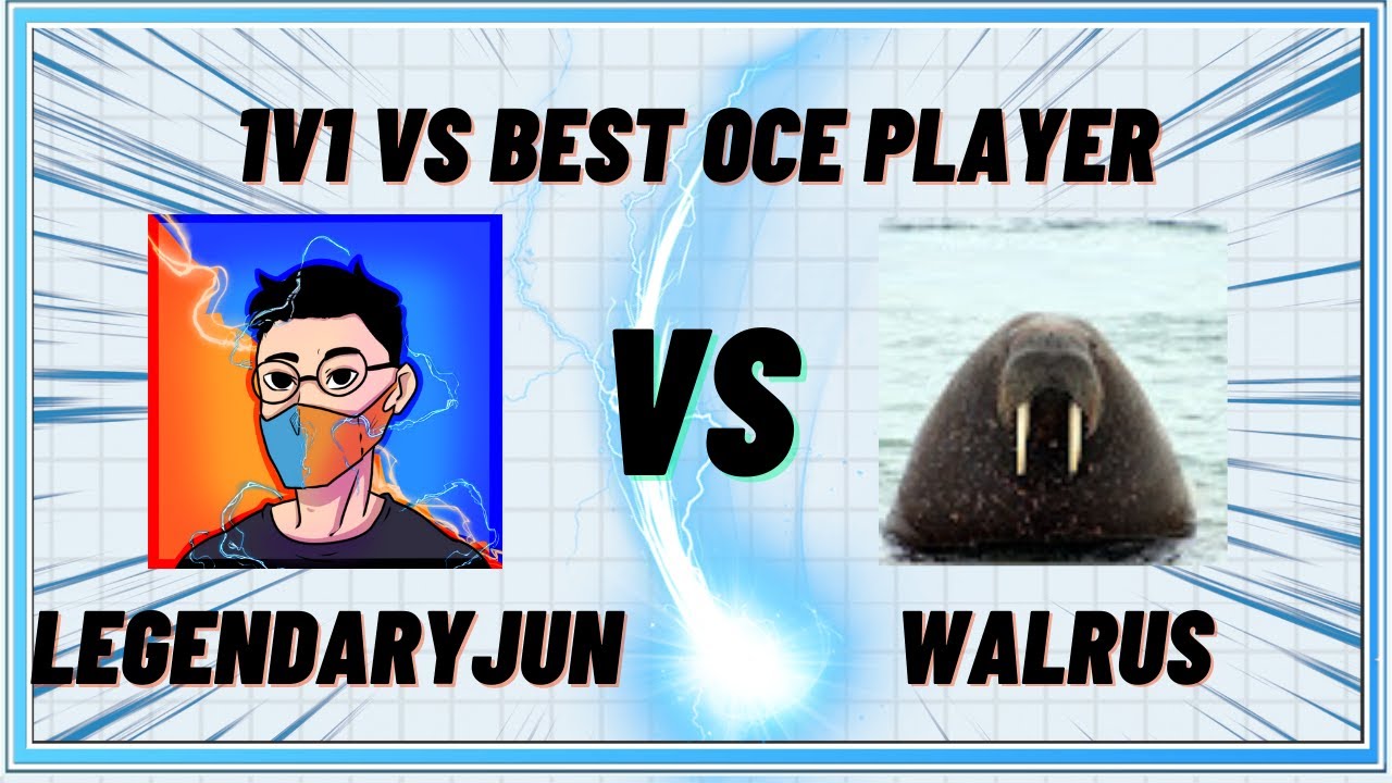 1v1 Against BEST OCE PLAYER?! | LegendaryJun VS DrWalrus | ZombsRoyale.io