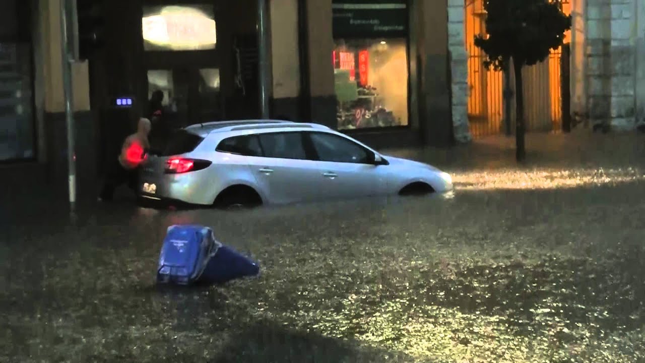 Unwetter im Erzgebirge