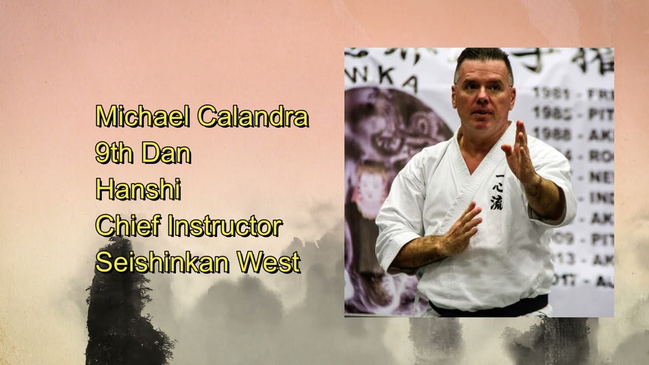 Seisan Kata & Bunkai Michael Calandra 9th Dan Hanshi