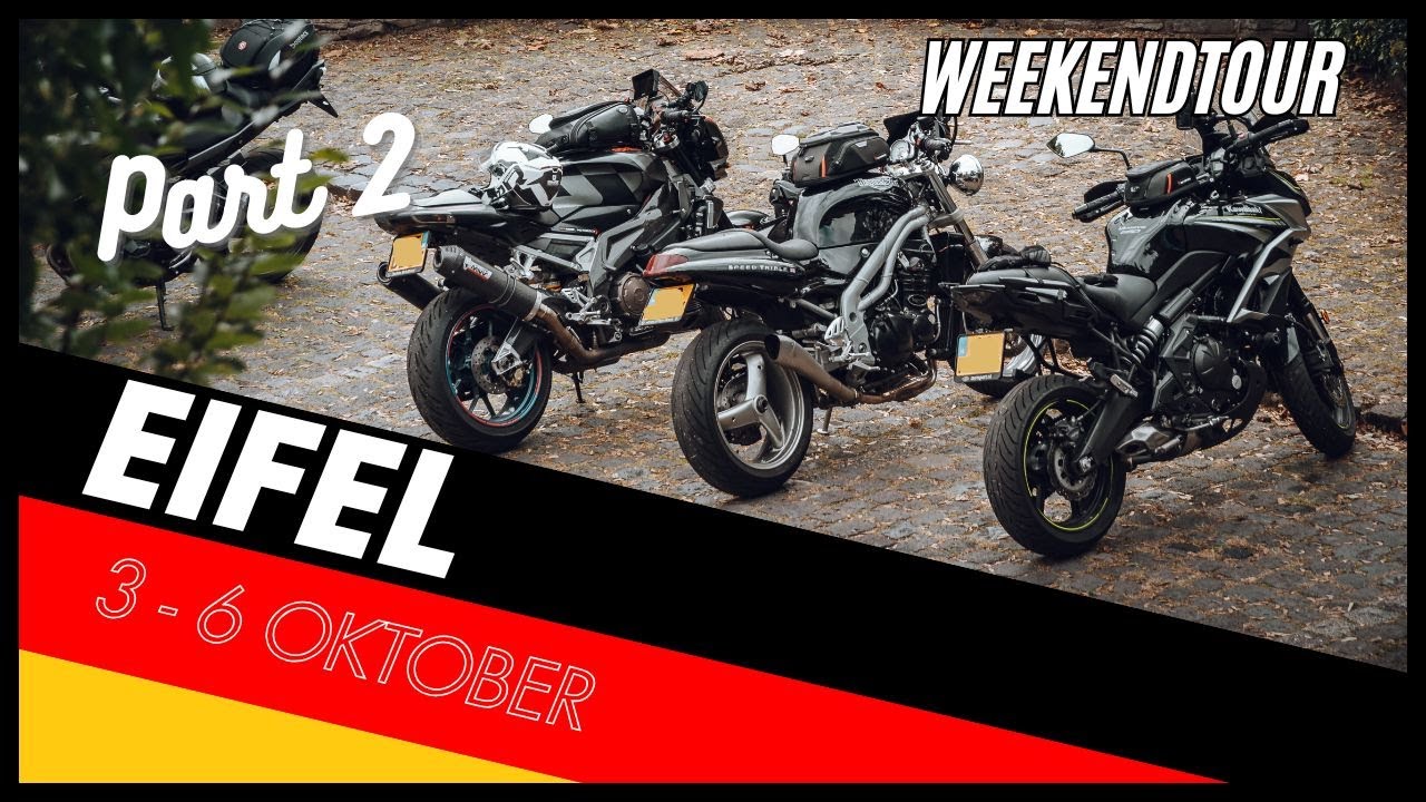 Riding the Eifel Day 2 of 4-day tour | 2024 | Germany | Aprilia | Yamaha | Triumph | Kawasaki