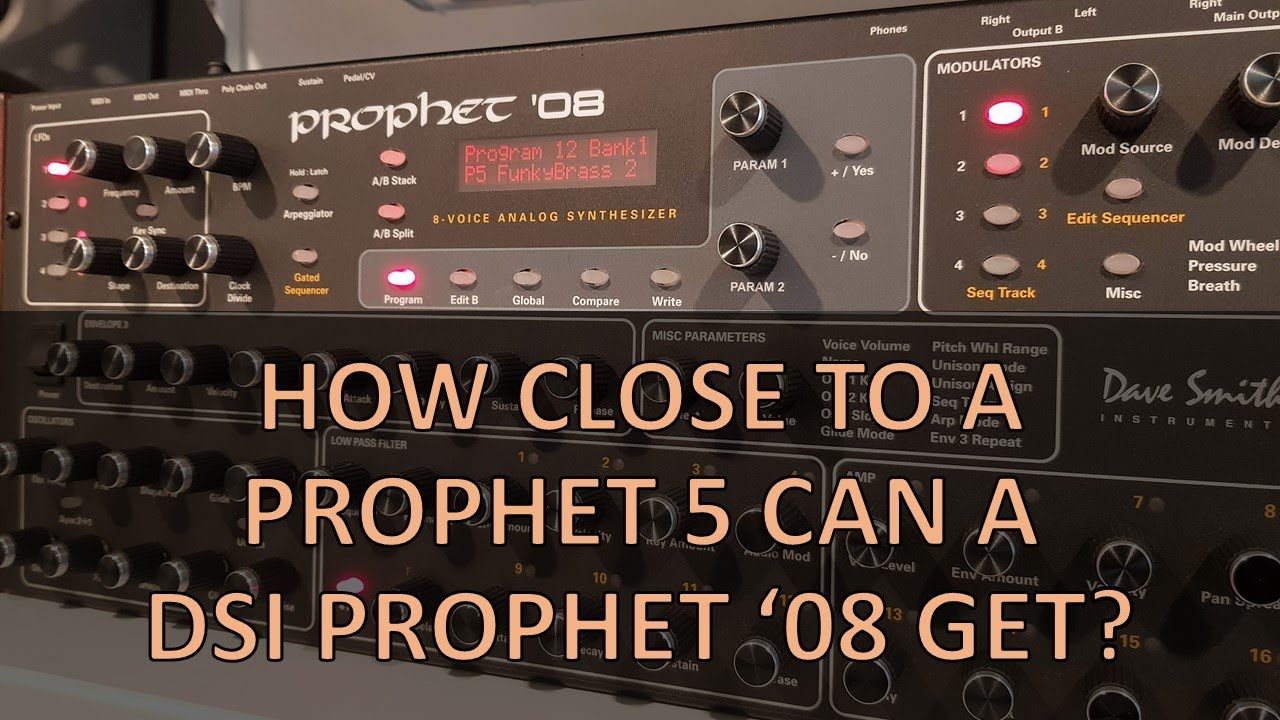DSI Prophet '08 - Prophet 5 style + 80s patches
