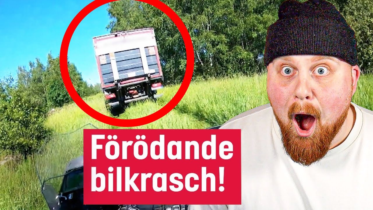 Reagerar på Farlig Biljakt med STULEN Lastbil  Fångat på polisens kamera