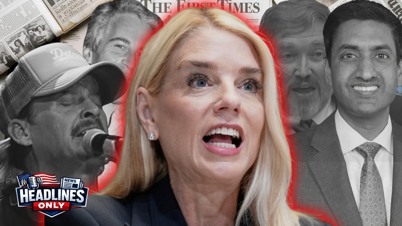 Pam Bondi Rages, Kid Rock Sucks, and MAGA Dad Goes Ballistic | Headlines Only Podcast
