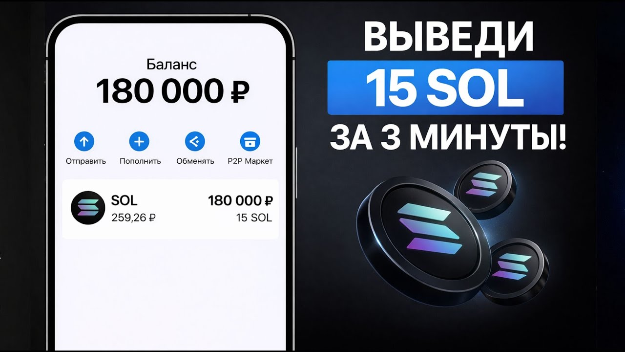 15 SOLANA БЕСПЛАТНО? BYBIT ПРОИГРАЛ НОВОЙ БИРЖЕ