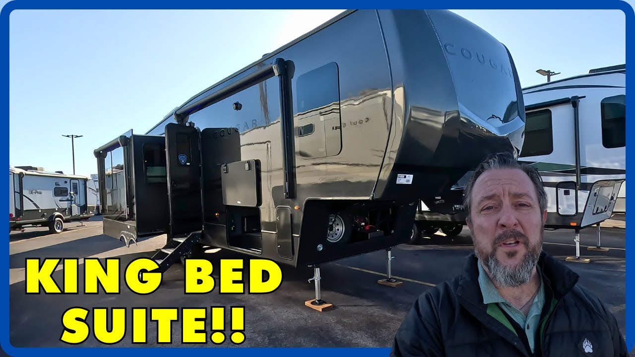 Midnight Edition with King Bed Suite! 2024 Keystone Cougar 316RLS