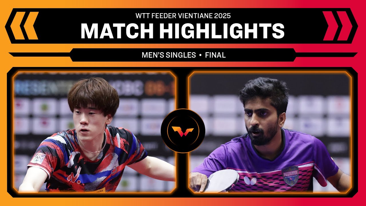 Ryoichi Yoshiyama vs Sathiyan Gnanasekaran | MS Final | WTT Feeder Vientiane 2025