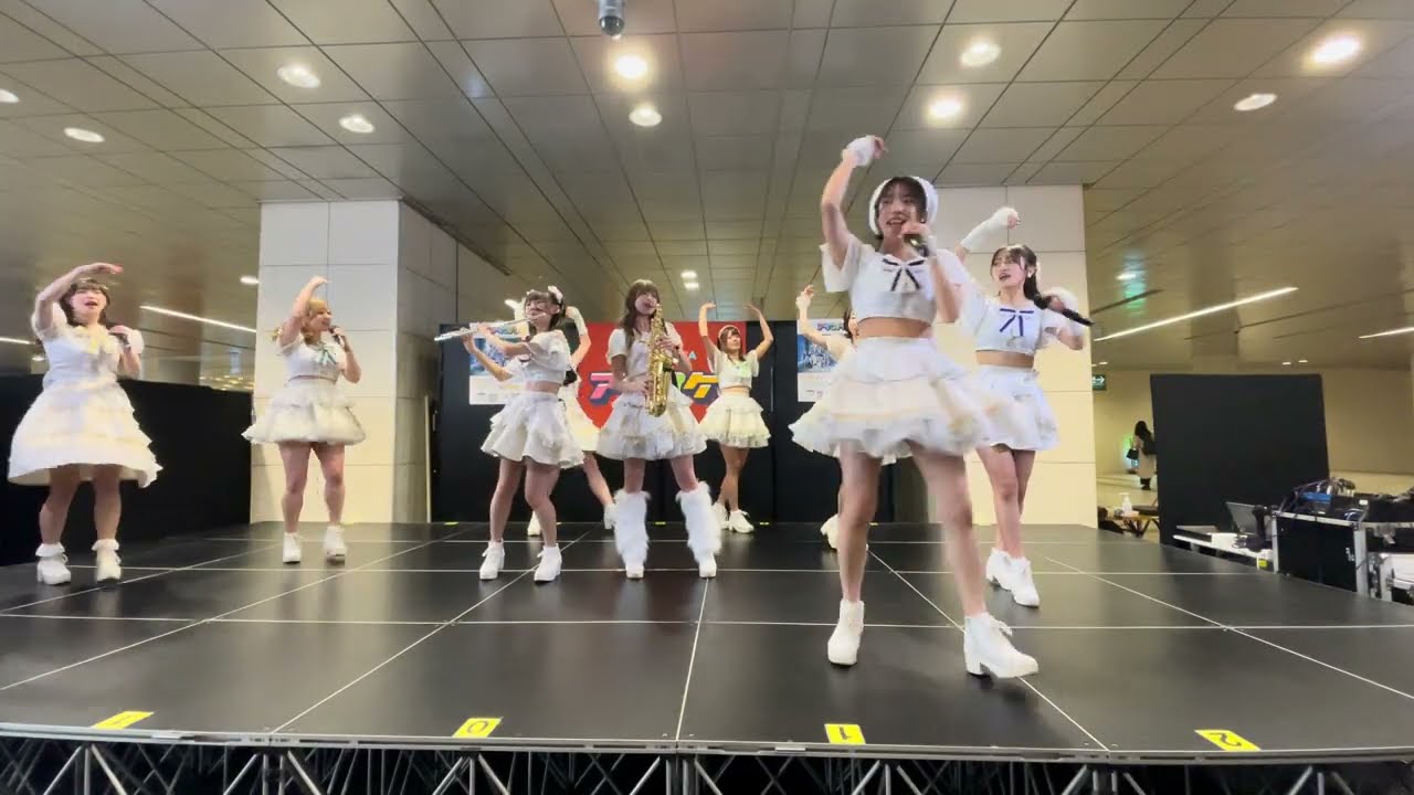 【定点】2026.02.15 アイオケ「ONE MIRAI」| 3rdアルバム『私たち、本気です！！』リリイベ @ 汐留シオサイト 地下歩道 １部