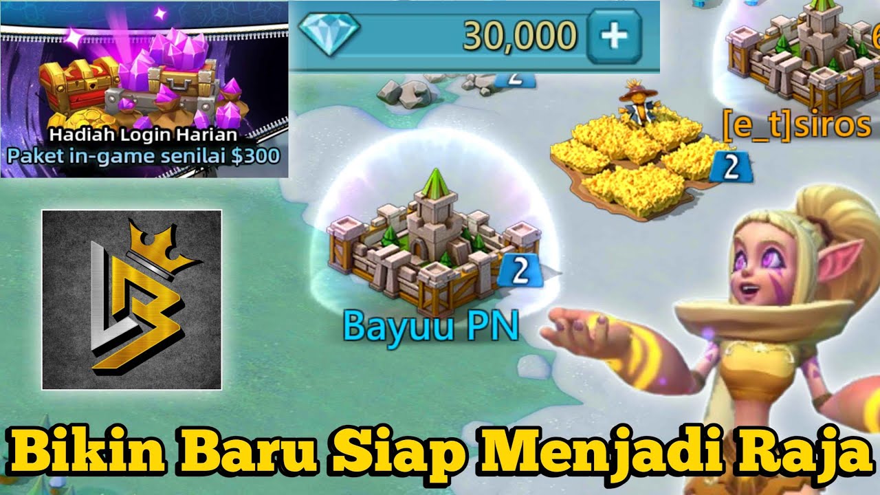 PART 1 - Kapten LB Bikin Klan Kingdom Baru 1736 Dan Topup Puluhan Juta Di Game Lords Mobile