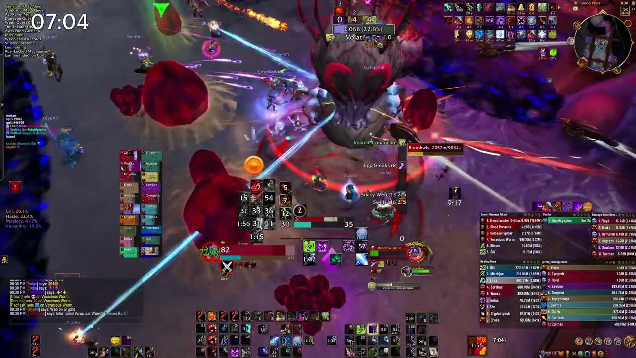 honestly vs mythic broodtwister ovinax (blood dk pov)