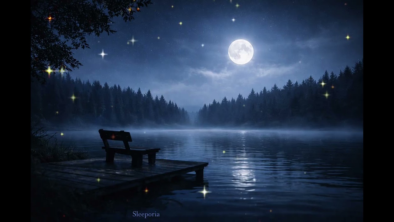 Schnell Einschlafen 🌌  & Mondlicht-See