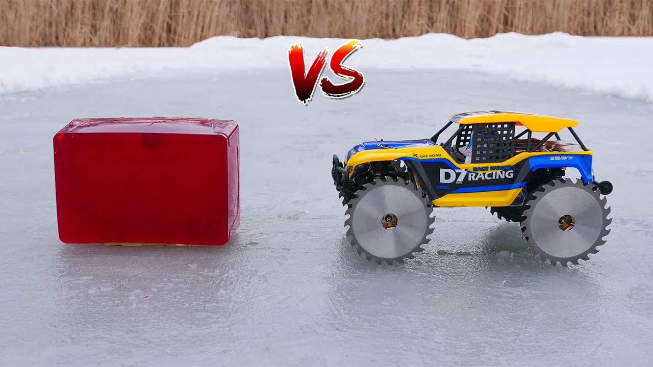 Эксперимент: Монстр трак vs Желе