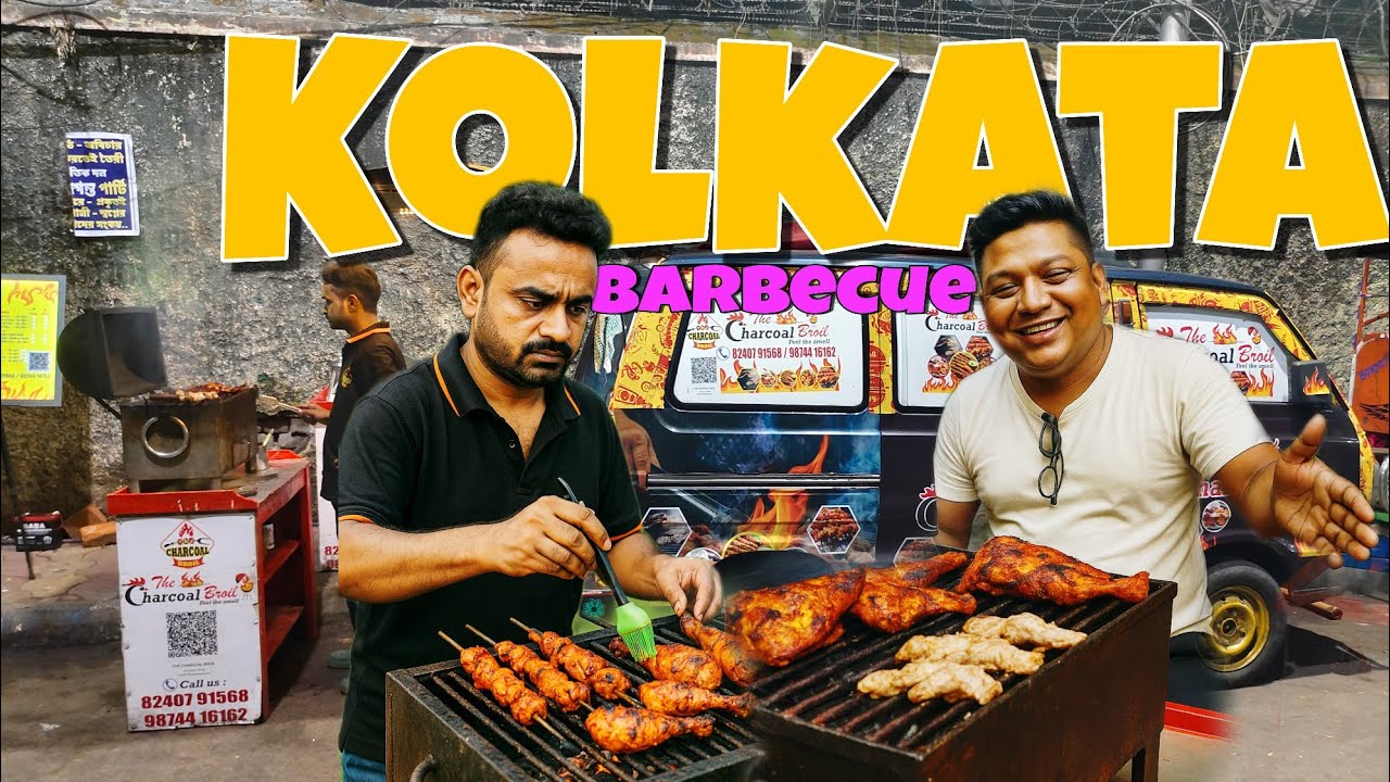 Unique Barbeque In Kolkata | Best Street Food In Kolkata | Kolkata Food Series part 2