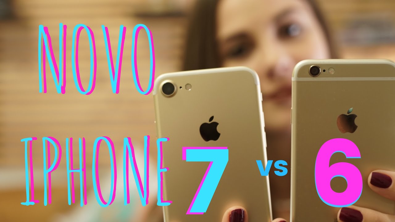 Unboxing MEU IPHONE 7  comparaçāo iphone 7 vs iphone 6 - Karina Cardinalli
