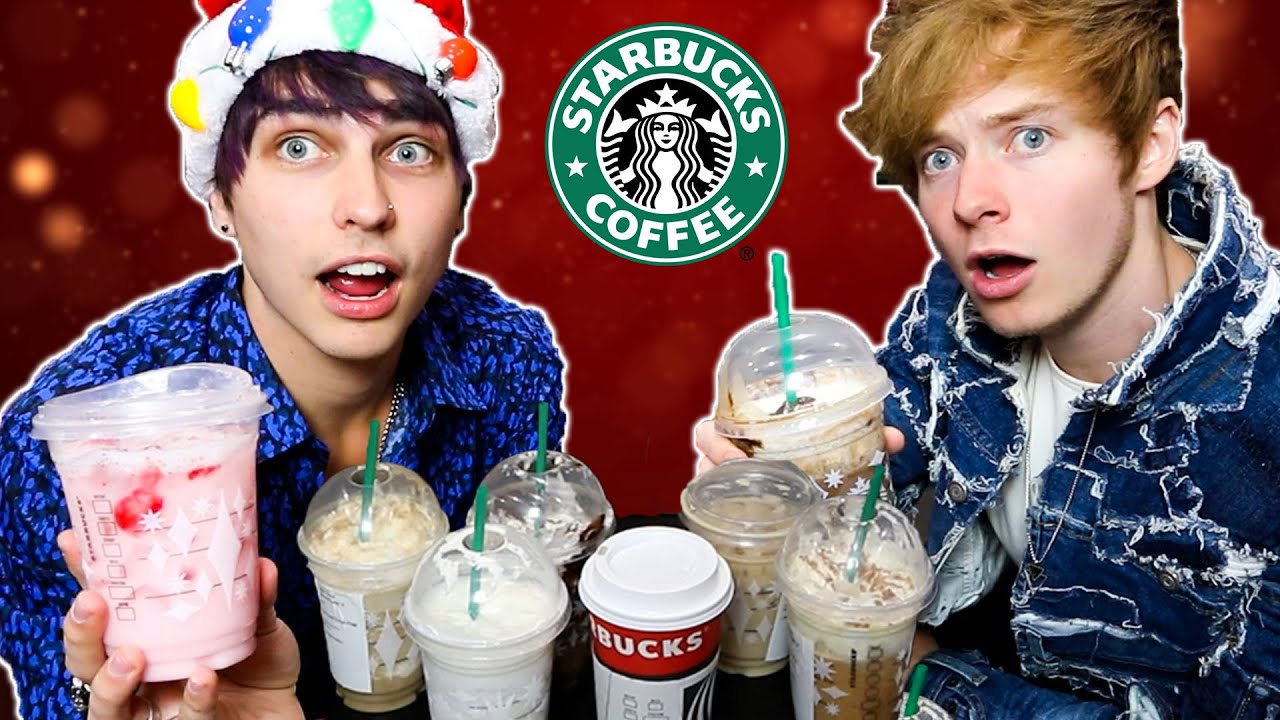 Пробуем напитки Starbucks, проливая при этом ЧАЙ | Колби Брок