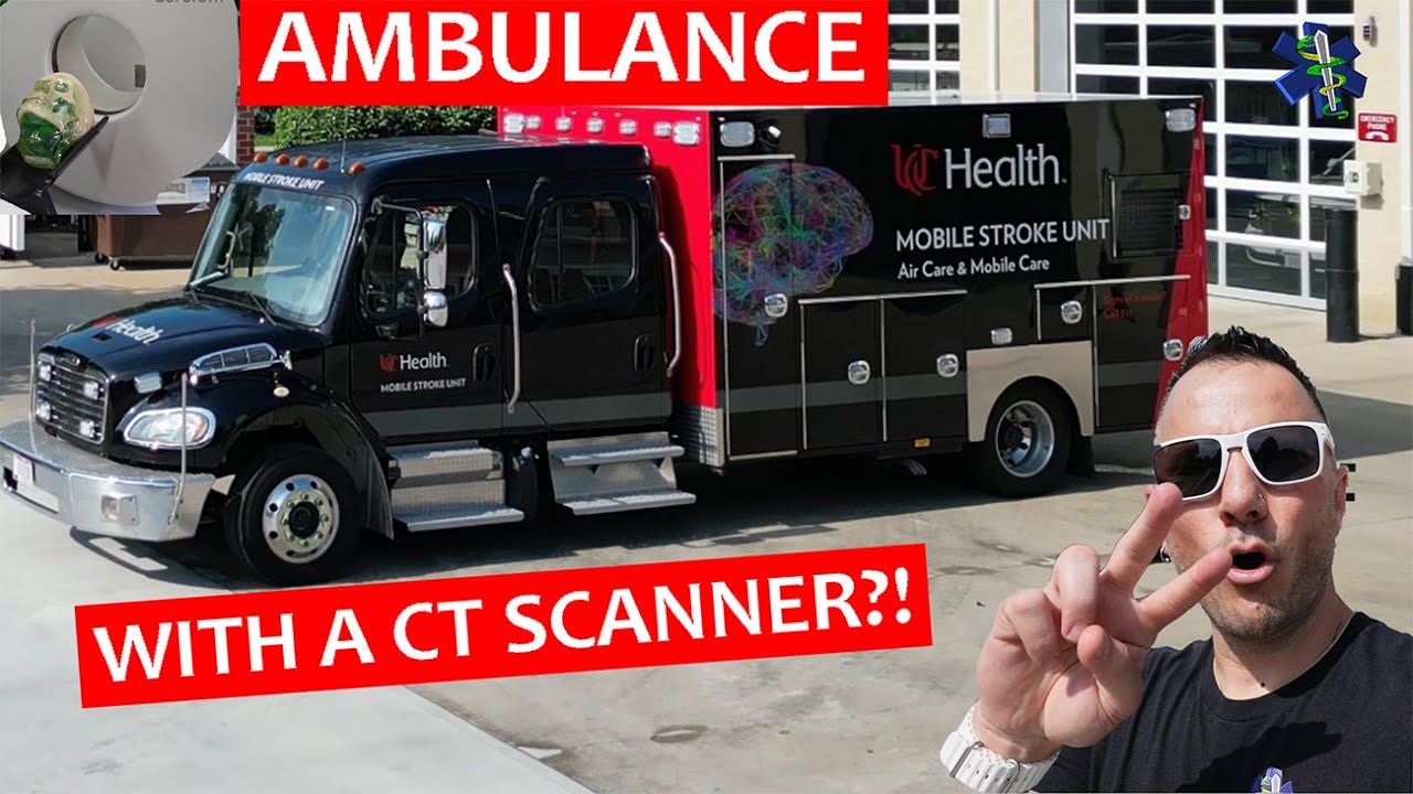 How Do They Do a CT Scan in the BACK of an Ambulance?  Mobile Stroke Unit!! (59)