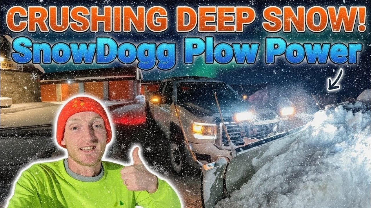 Crushing Deep Snow! SnowDogg HD80II in Action