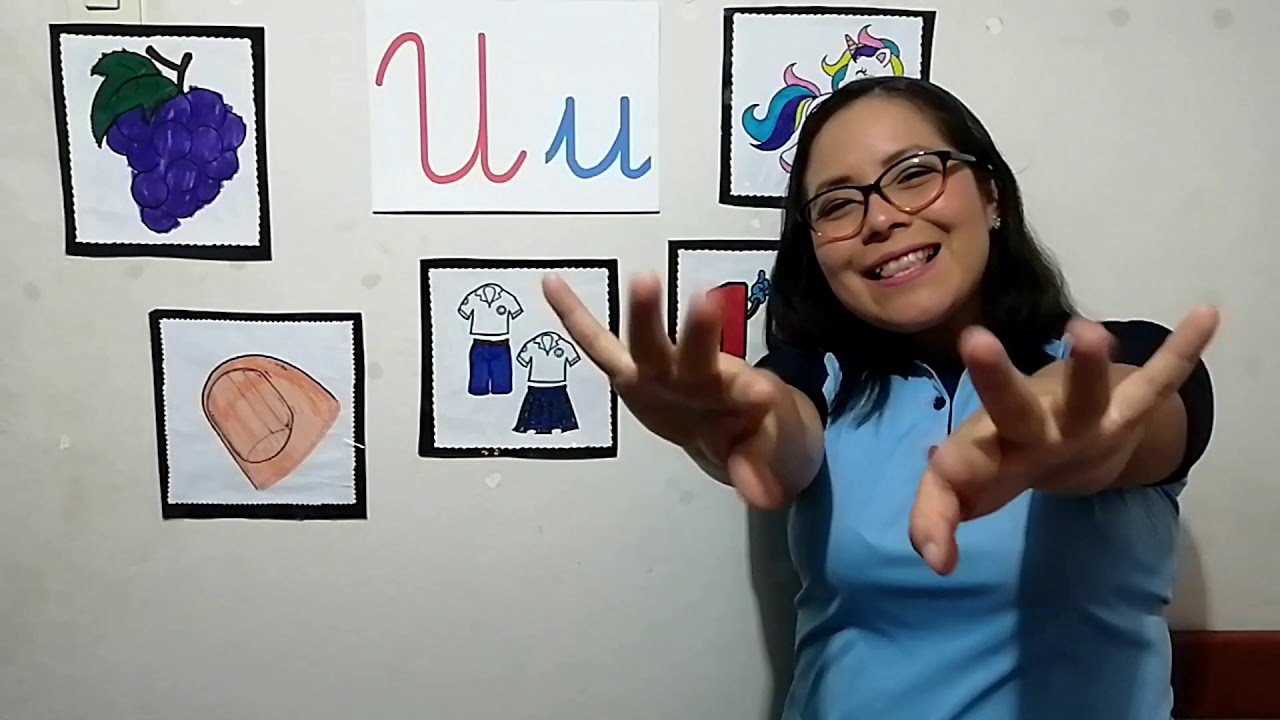 Aprendiendo las vocales I y U   Inicial 5 años   Área Comunicación
