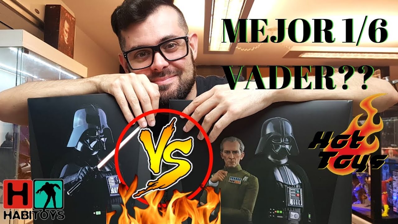 DARTH VADER 1/6 CUAL ES MEJOR?? Hot Toys Star Wars EP V y EPIV Comparativa! HABI TOYS