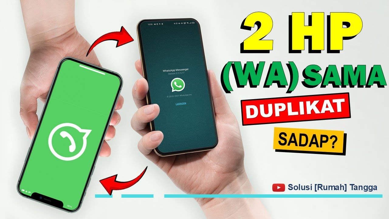 Cara Pakai 1 Nomor WA di 2 HP sekaligus | Cara Menggunakan 1 Nomor WA untuk 2 HP bersamaan