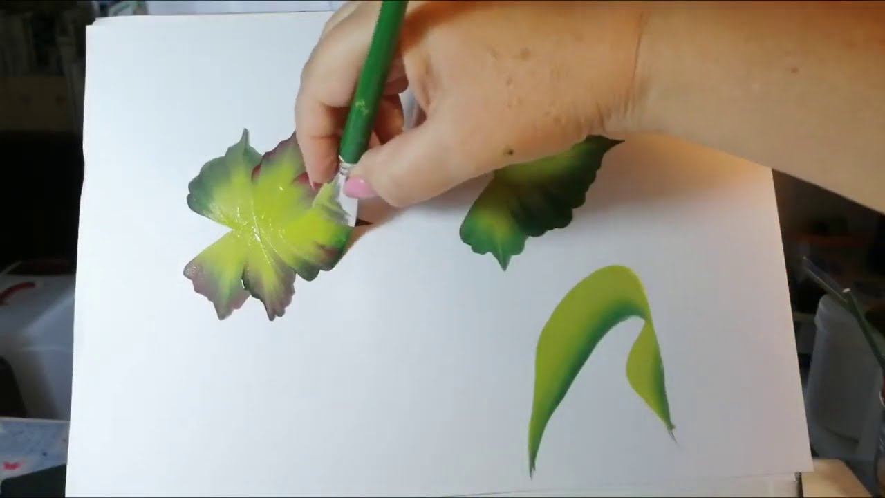 Come realizzare le foglie con la One Stroke