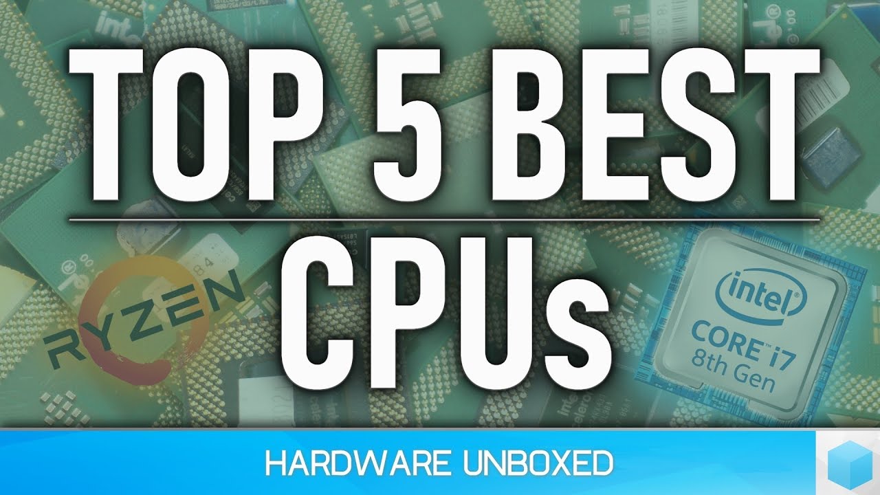 Top 5 Best CPUs, Almost an AMD Ryzen Shutout! [May Desktop Picks]