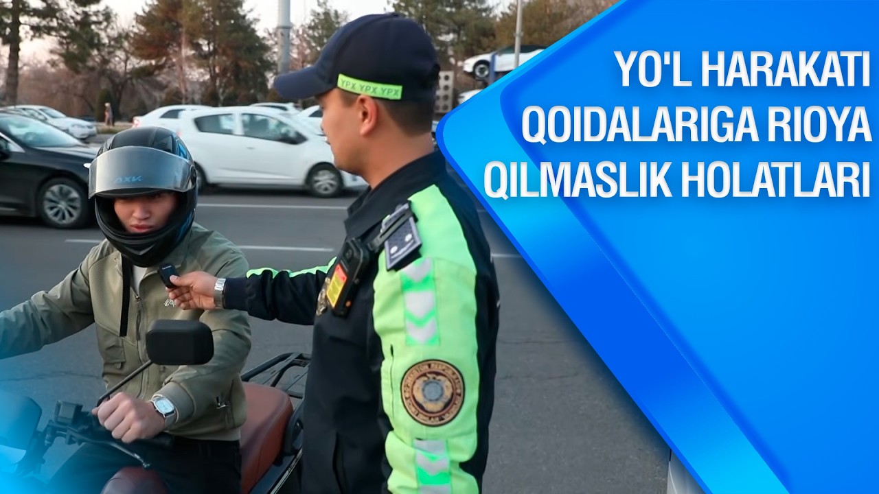 Yo'l harakati qoidalariga rioya qilmaslik holatlari | Poytaxt yo'llarida (30.01.2026)