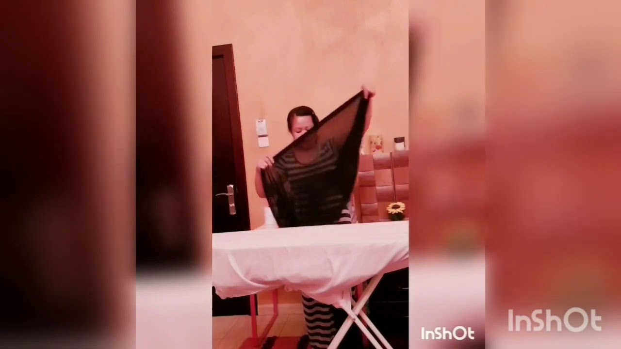 How to iron Abaya and shella(hijab)
