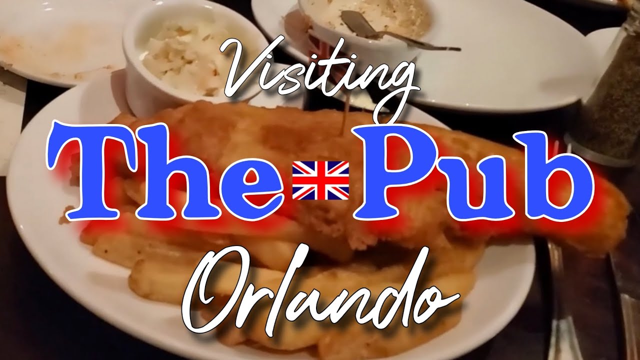 Visiting "The Pub" in Orlando (with our friend Jess!)