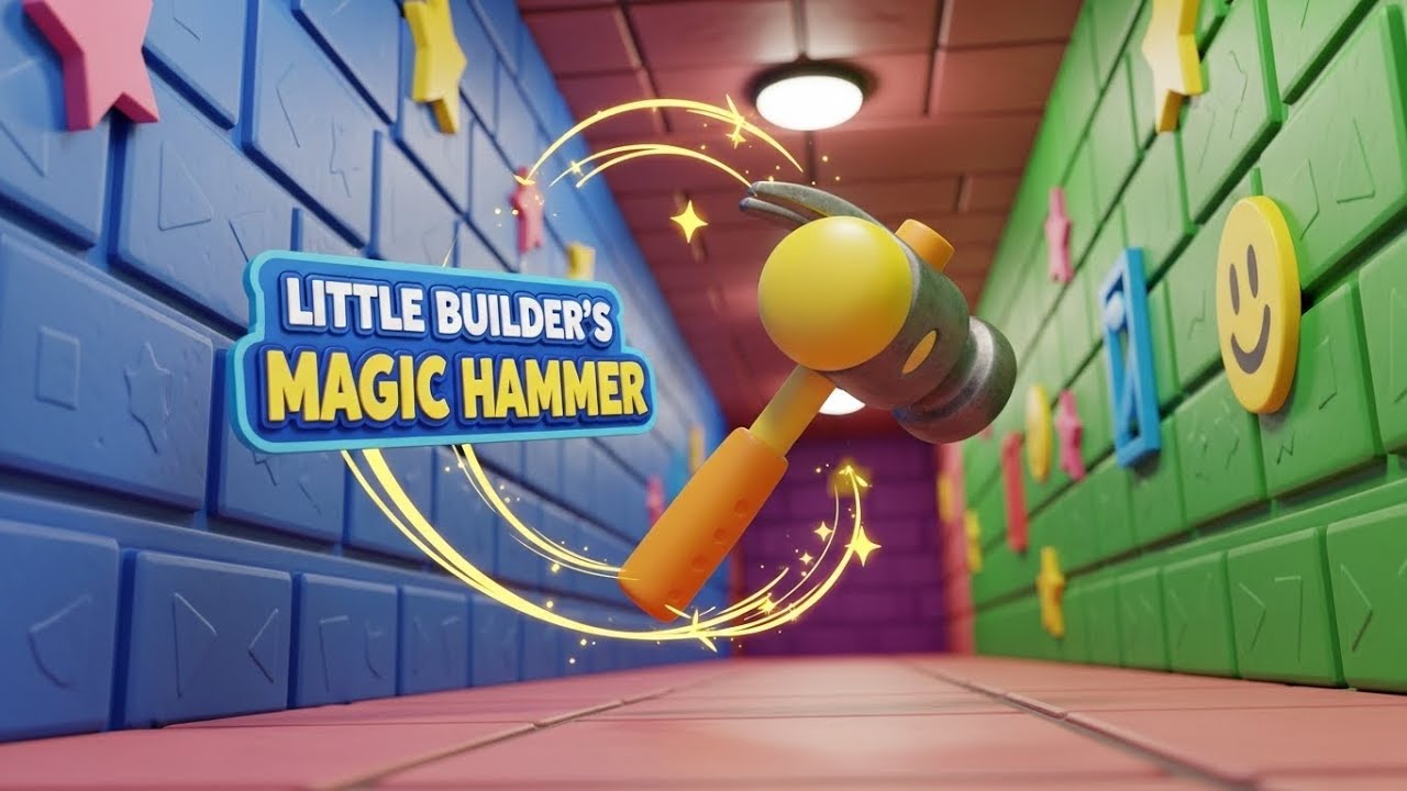 Roblox Little Builder Dropped the Magic Hammer 🔨 | Kids Songs & Nursery Rhymes for Toddlers