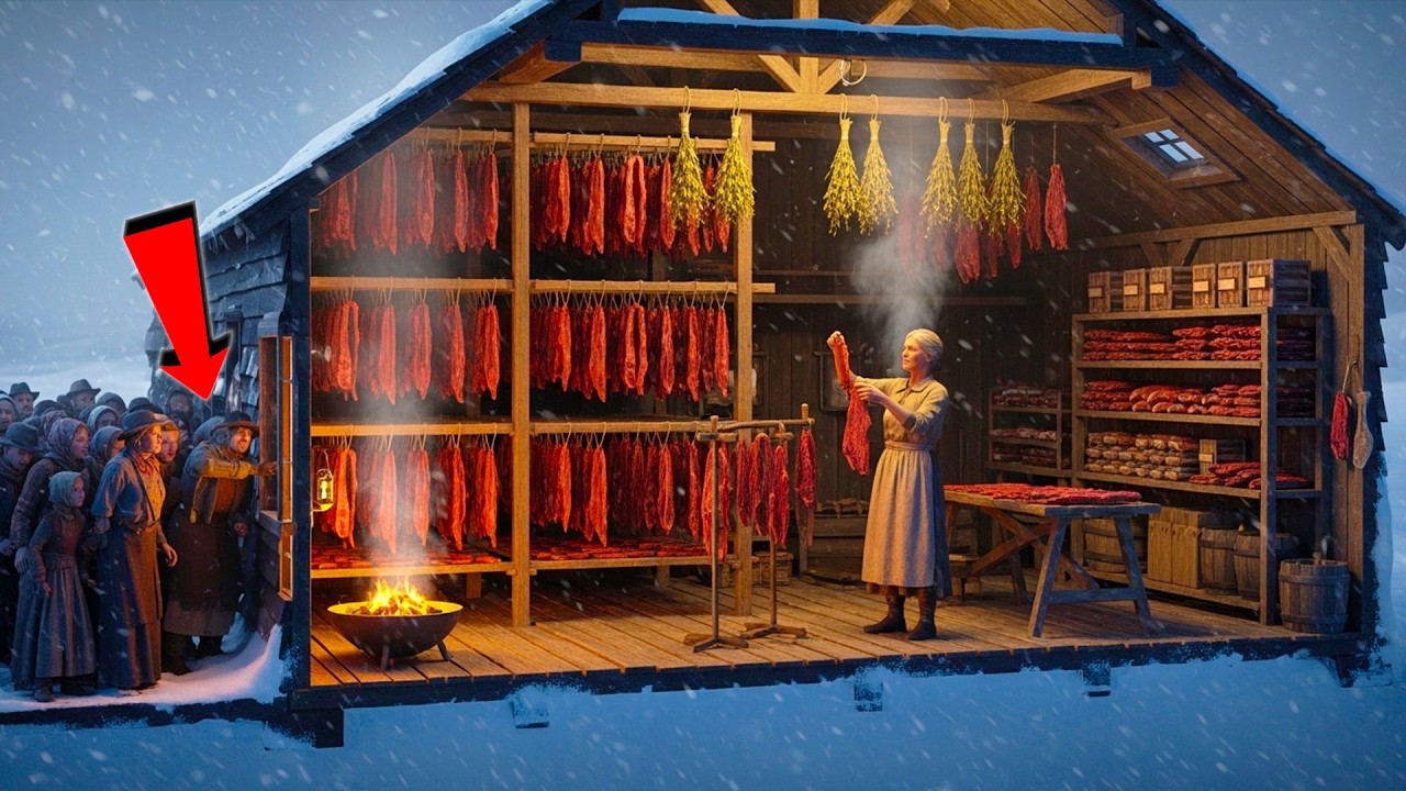 She Dried 800 Pounds of Meat They Said Would Spoil - Until Her Stores Fed 45 People for 6 Weeks