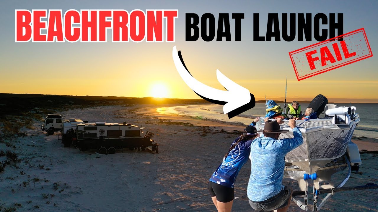 BOAT LAUNCH DISASTER + UNREAL EXPERIENCES/BREAKAGES/FREE BEACHFRONT CAMPING/ CATCH&COOK - TRAVEL AUS