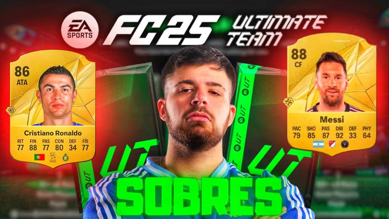 LA COBRA ABRE SOBRES Y JUEGA ULTIMATE TEAM EN FC 25