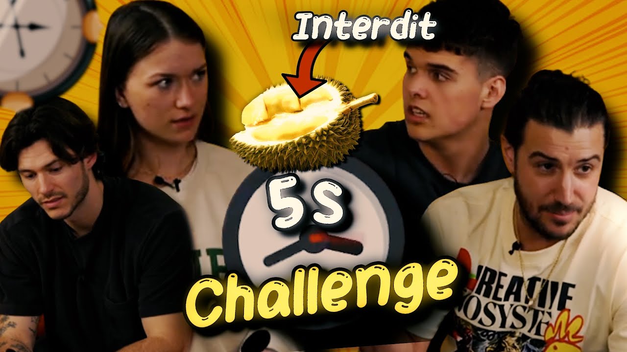 Il mange le PIRE fruit INTERDIT ! | 5 Seconds CHALLENGE