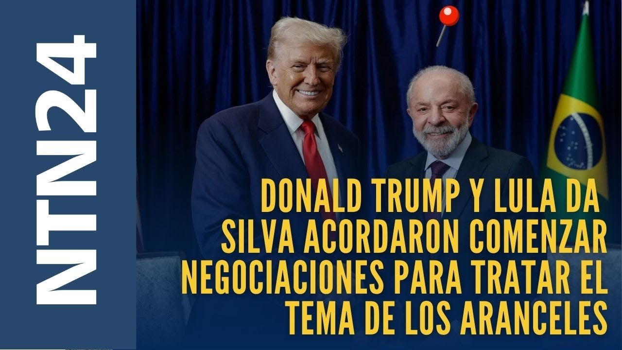 Donald Trump y Lula da Silva acordaron comenzar negociaciones para tratar el tema de los aranceles