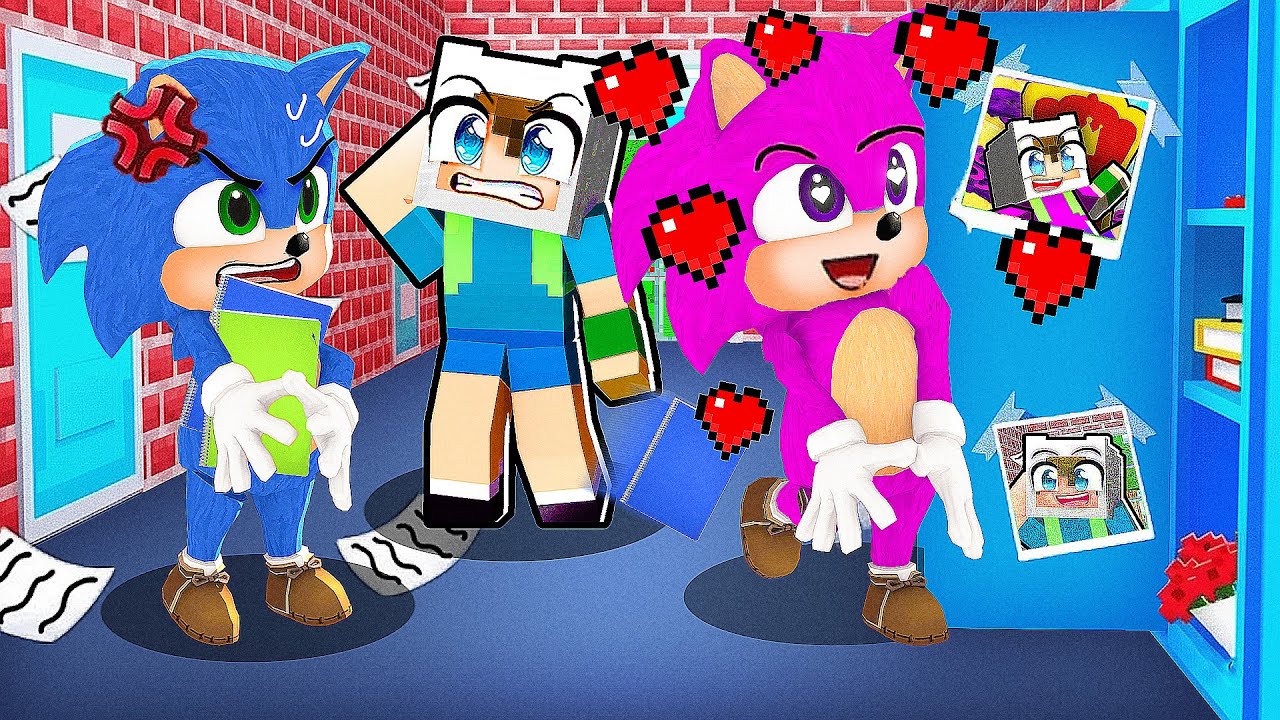 BEBEK SONİC'İN SEVDİĞİ KIZ BANA AŞIK OLDU 😱 Minecraft