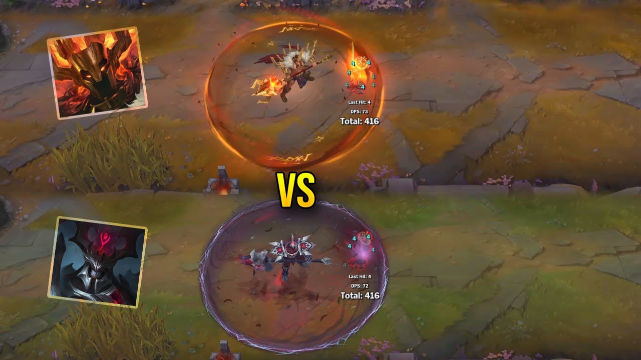 Sahn Uzal Mordekaiser vs Old God Mordekaiser  - Skin Comparison - League of Legends