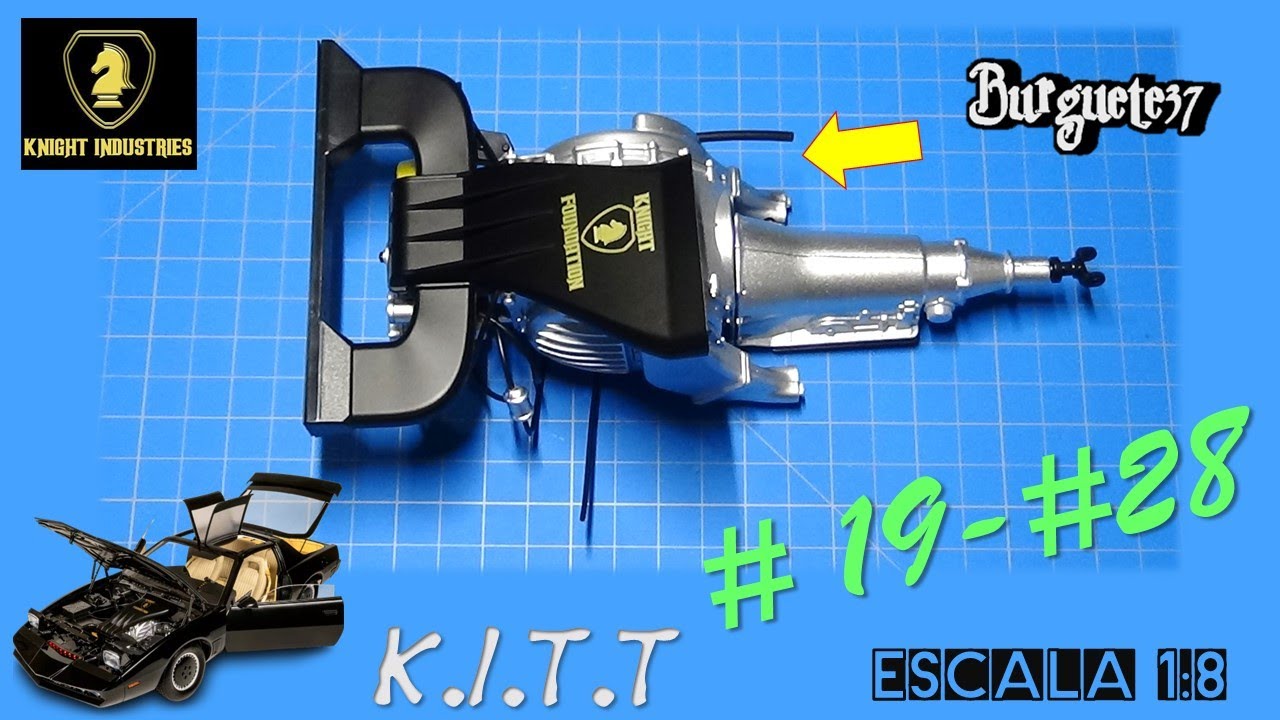 🏎️ El auto increible #19 al #28 | KITT Knight Rider - El Motor o la Turbina  | Planeta DeAgostini