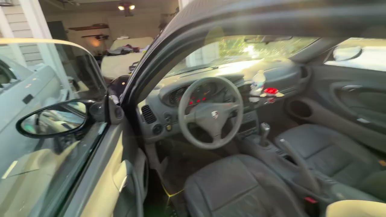 2003 911 Targa cold start video