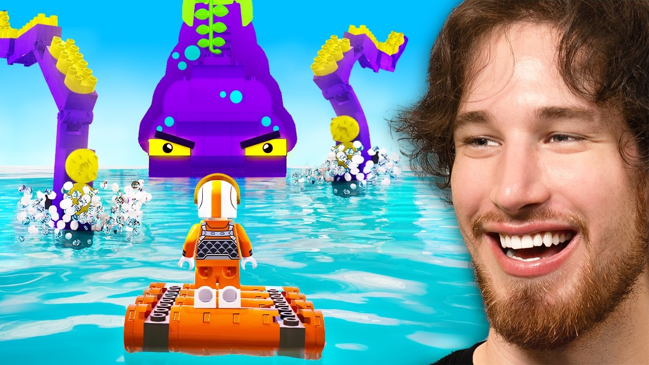 Can You Survive on This Raft in Lego Fortnite?