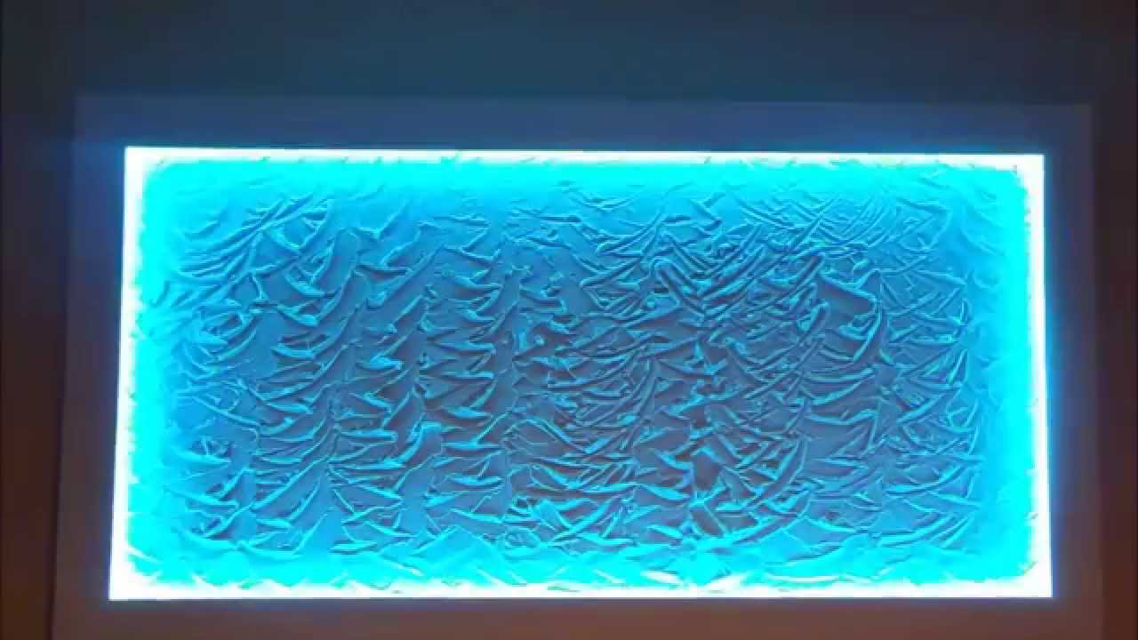 5050 RGB LED Plaster Wall Art