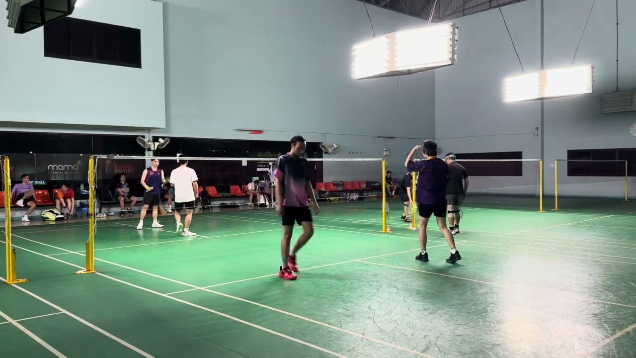 16 Feb 2026 Badminton 3D 🏸 -1- เบล ปูน vs โดนัท เอิร์ธ set1