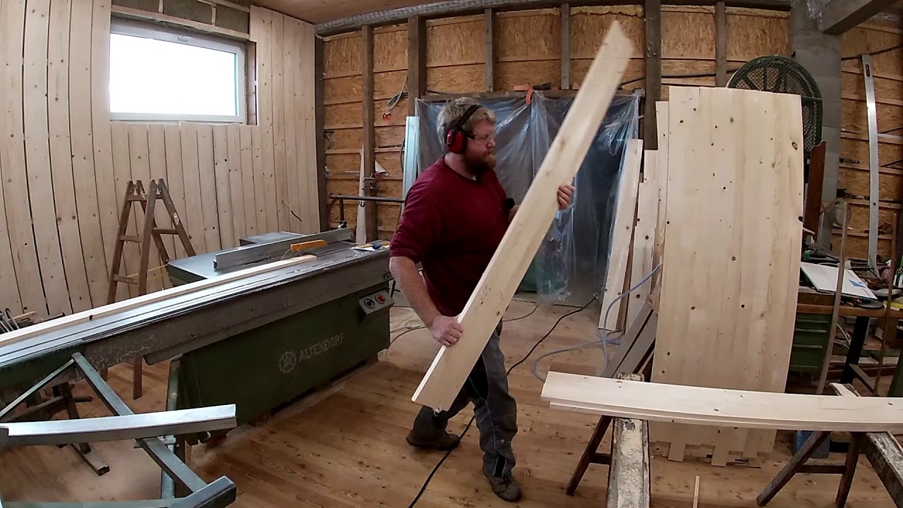 Sturzschalung/ Fensterleibung herstellen (Selbstgemachte Leimholzplatten)